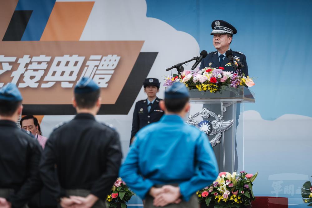 鄭司令於典禮中致詞。（軍聞社記者陳彥樺攝）