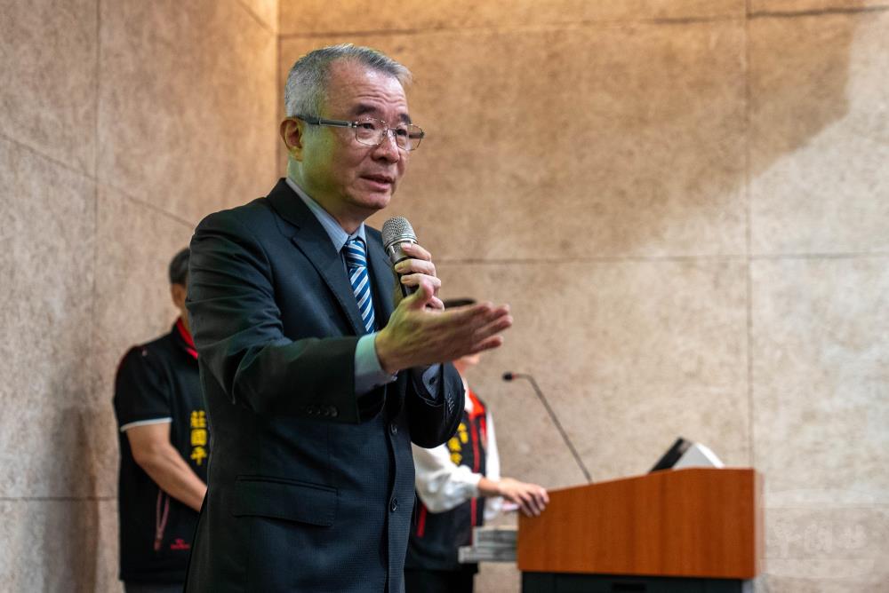 胡副局長致詞。（軍聞社記者侯凱議攝）