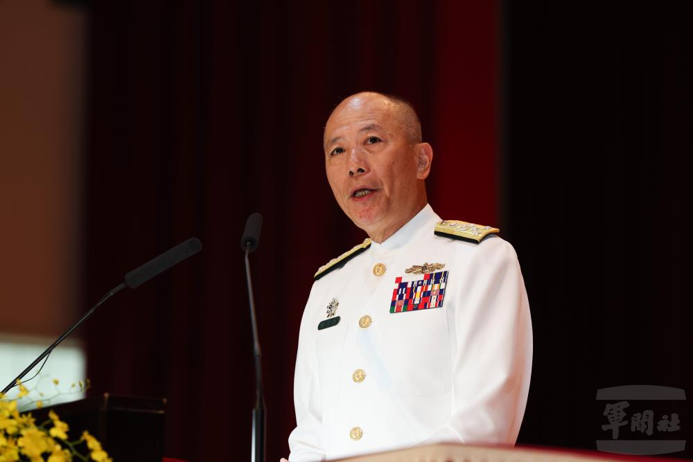 梅總長致詞。（軍聞社記者林澤廷攝）
