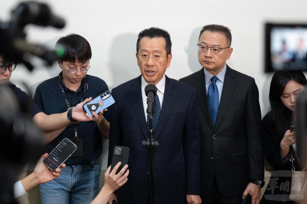 顧部長：盼朝野支持國防特別預算　儘速通過修法