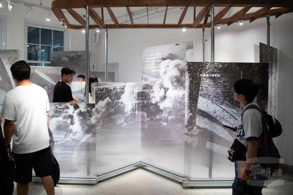 「GOOD LUCK！骨力臺灣—終戰八十特展」即日起於空總國家文化基地古蹟大樓展出至11月15日止。（軍聞社記者王進福攝）