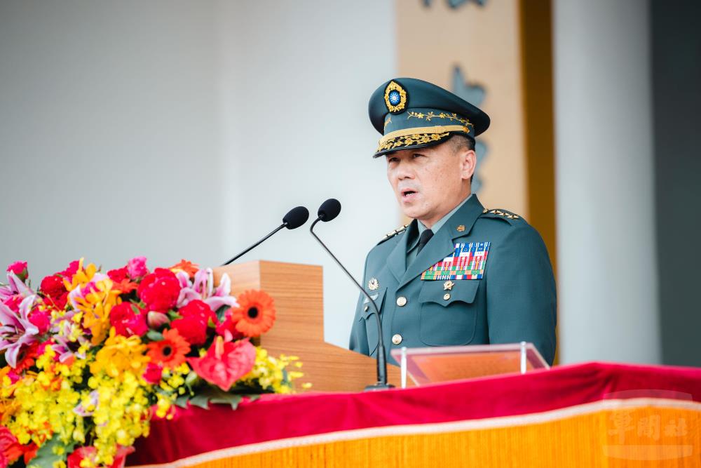 呂司令致詞。（軍聞社記者林庭暉攝）