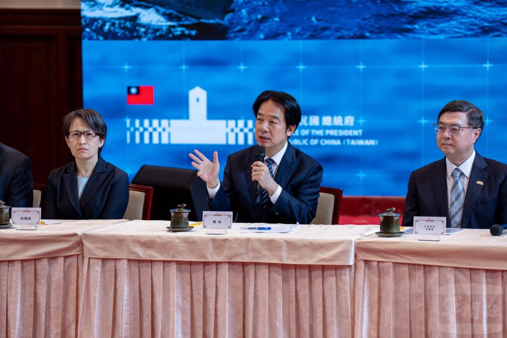 賴總統針對中國對臺灣與印太區域日益加劇的威脅，提出兩大行動方案。（軍聞社記者吳冠萱攝）