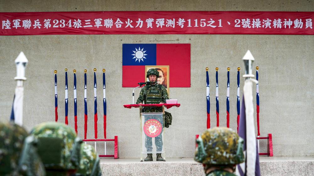 旅長蘇少將致詞肯定全體官兵的辛勤付出。（陸軍聯合兵種第234旅提供）