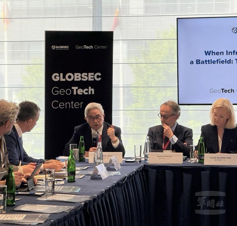 徐副部長赴捷克參與GLOBSEC Forum　深化國際安全與國防交流