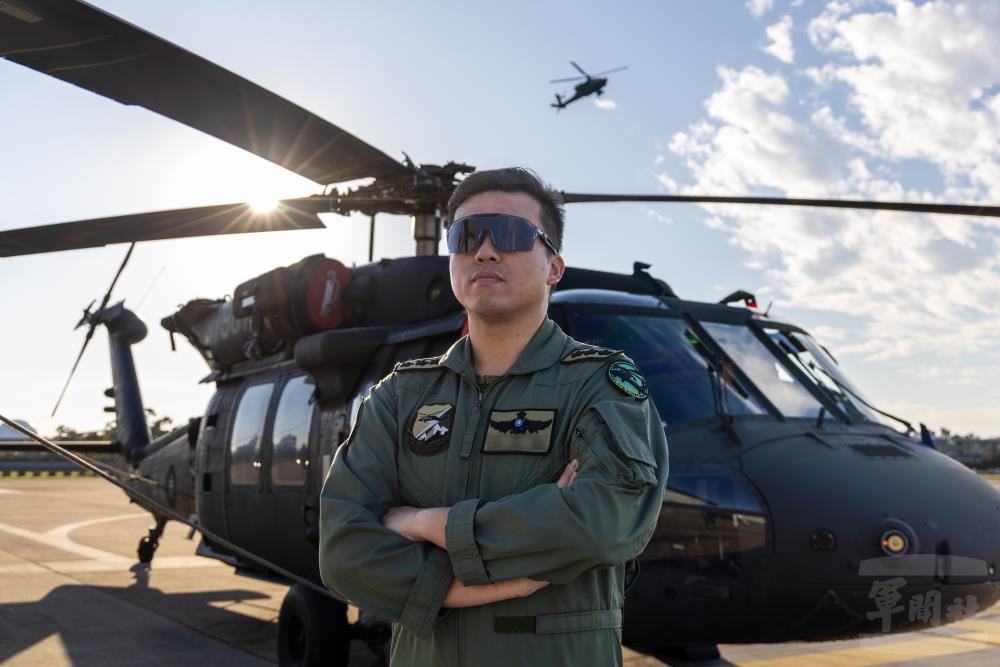 陸軍航空第601旅突擊作戰隊長黃上校。（軍聞社記者蔡枋澐攝）