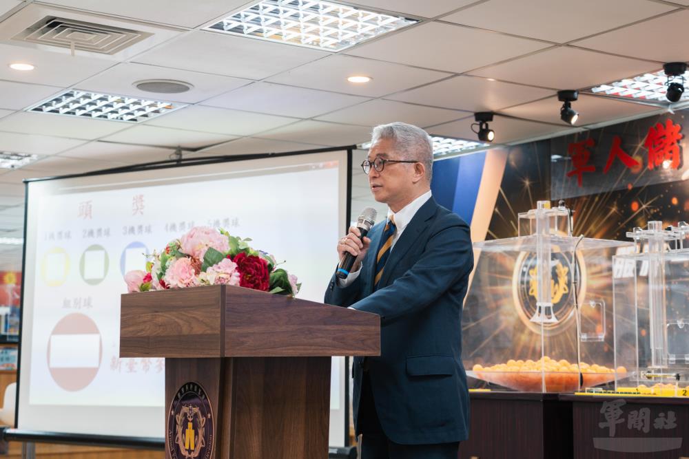 徐副部長期勉官兵善用相關資源，建立正確理財觀念。（軍聞社記者李恬恬攝）