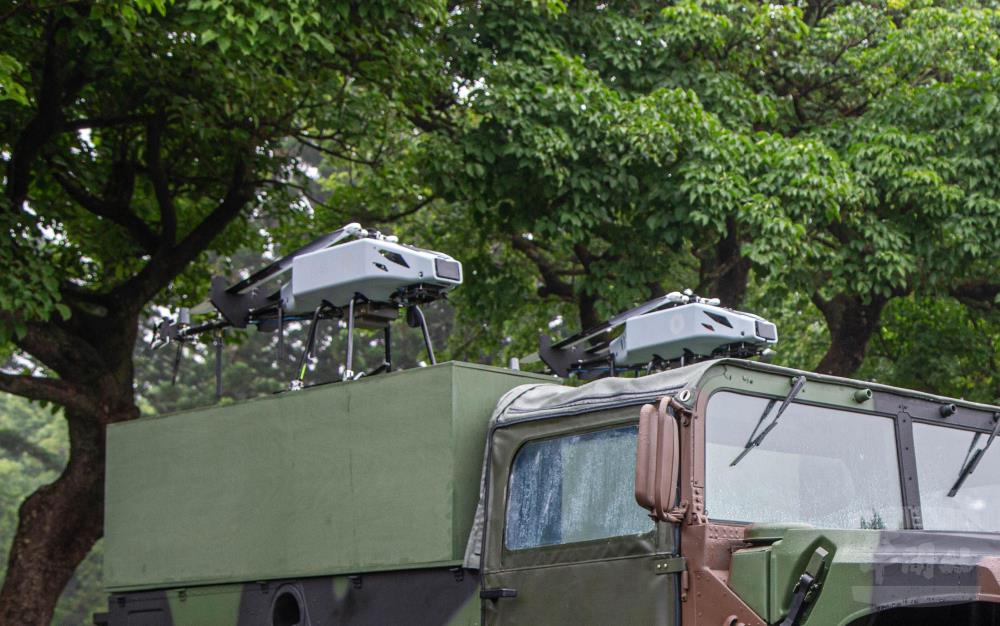 陸軍目獲型無人機。（軍聞社記者尤昱翔攝）
