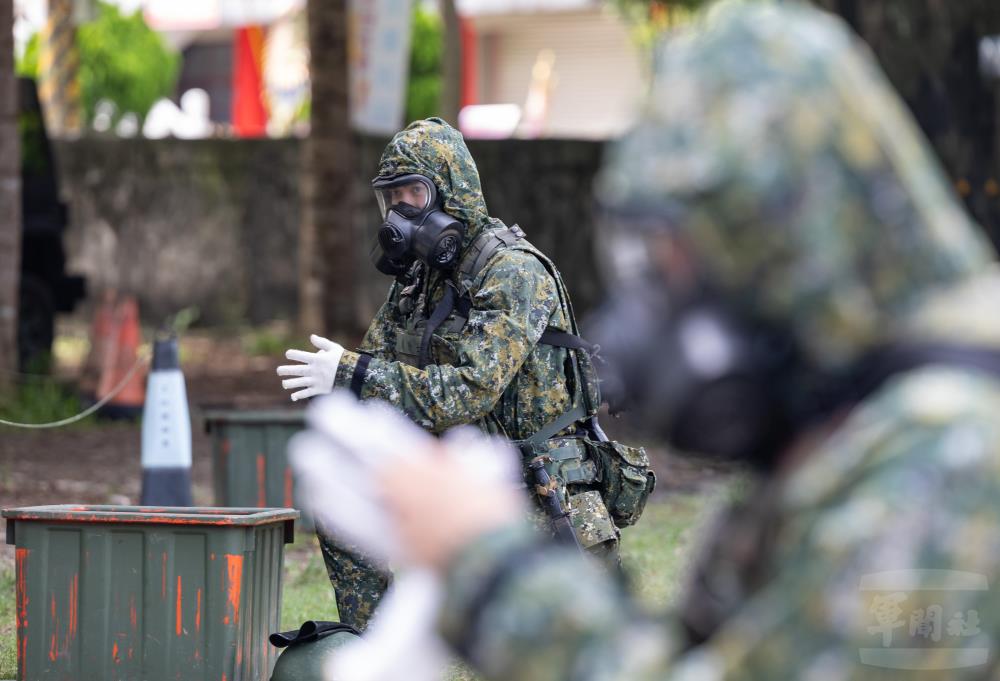 第五作戰區化學兵消除作業　檢視化生放核攻擊應變