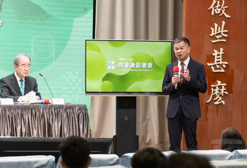 行政院院後記者會　國防部說明無人載具特別預算規劃