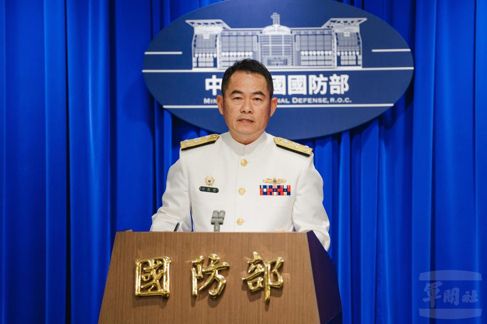 海軍參謀長邱俊榮中將。(軍聞社記者呂尚俞攝) 海軍參謀長邱俊榮中將。(軍聞社記者呂尚俞攝)