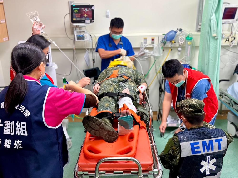 四支部衛生營傷患應變演習　提升軍民醫療應變韌性