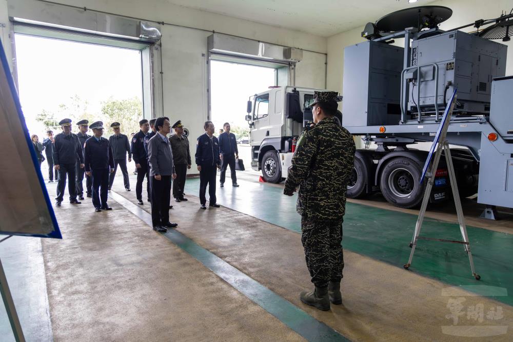 賴總統前往海軍海鋒7中隊視導。（軍聞社記者蔡枋澐攝）