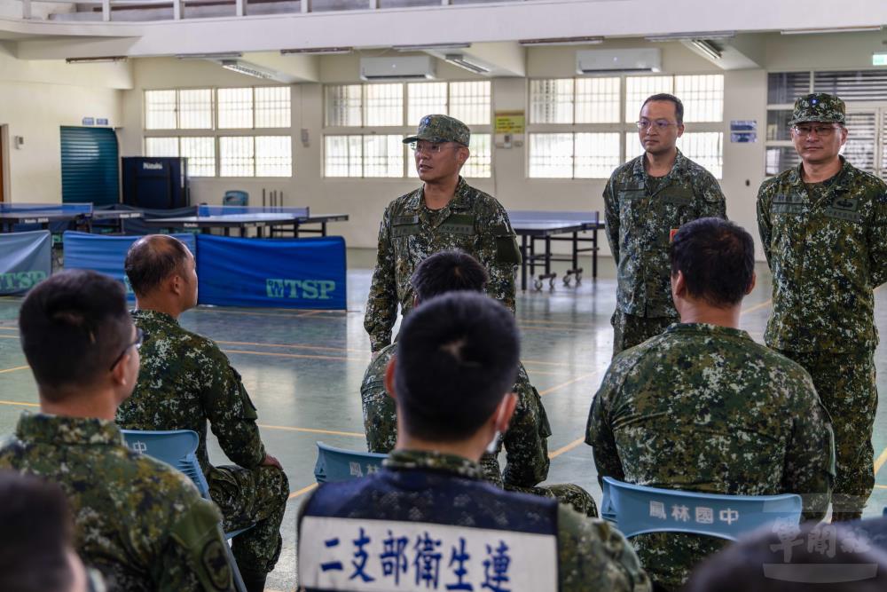 第二作戰區指揮官視導花蓮預置兵力 勉落實災防應變確保安全 第二作戰區指揮官視導花蓮預置兵力 勉落實災防應變確保安全