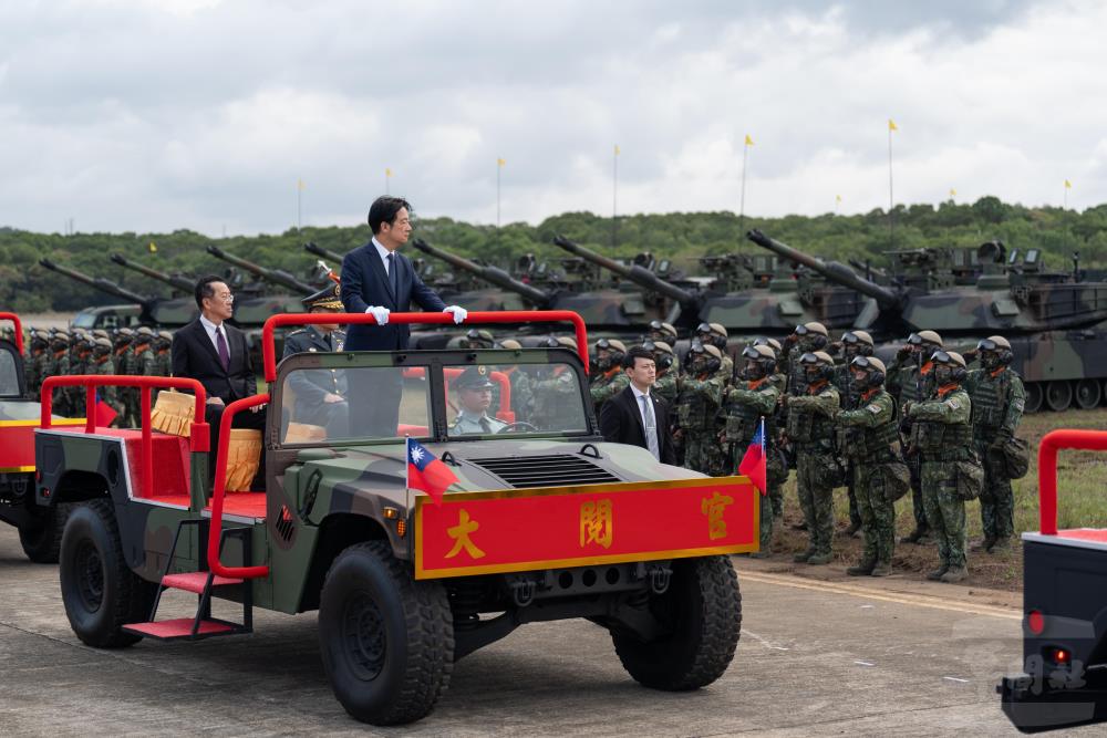 M1A2T戰車成軍典禮 賴總統:傳承登步精神守護國家主權 M1A2T戰車成軍典禮 賴總統:傳承登步精神守護國家主權