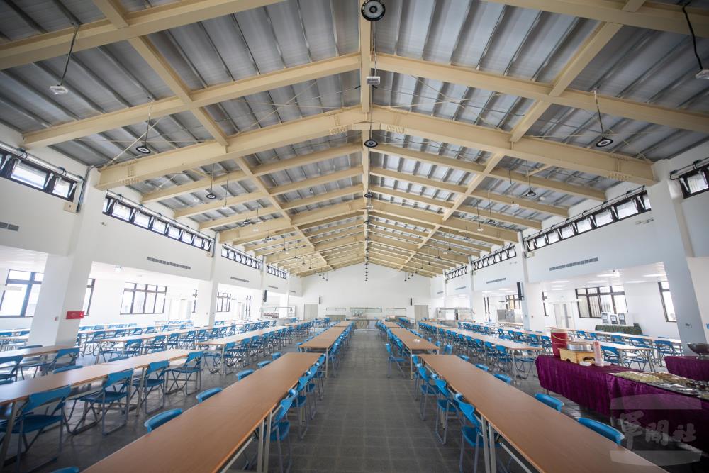 營舍空間寬敞、明亮。（青年日報提供）