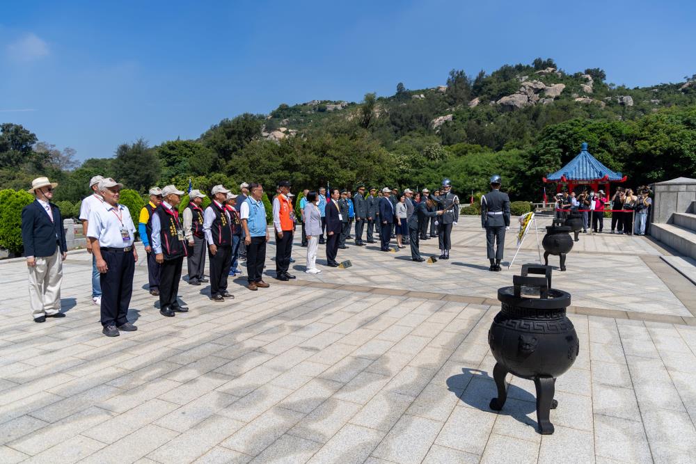 陸軍司令呂坤修上將主持八二三戰役追悼典禮。(軍聞社記者蔡枋澐攝) 陸軍司令呂坤修上將主持八二三戰役追悼典禮。(軍聞社記者蔡枋澐攝)