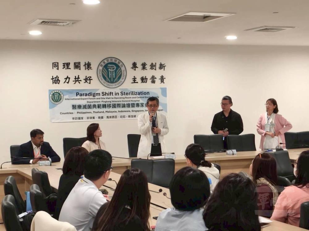 屏東榮總王瑞祥院長出席致詞。（屏東榮總提供）