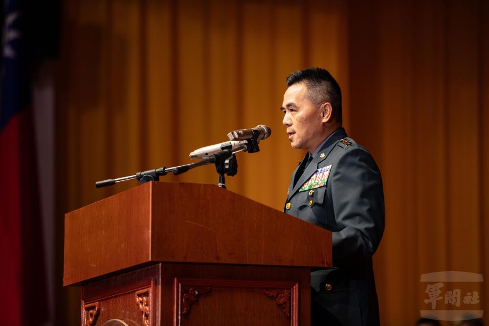 呂司令期勉官兵將創新思維落實於戰備、訓練及建軍備戰各項工作。（軍聞社記者王茗生攝）