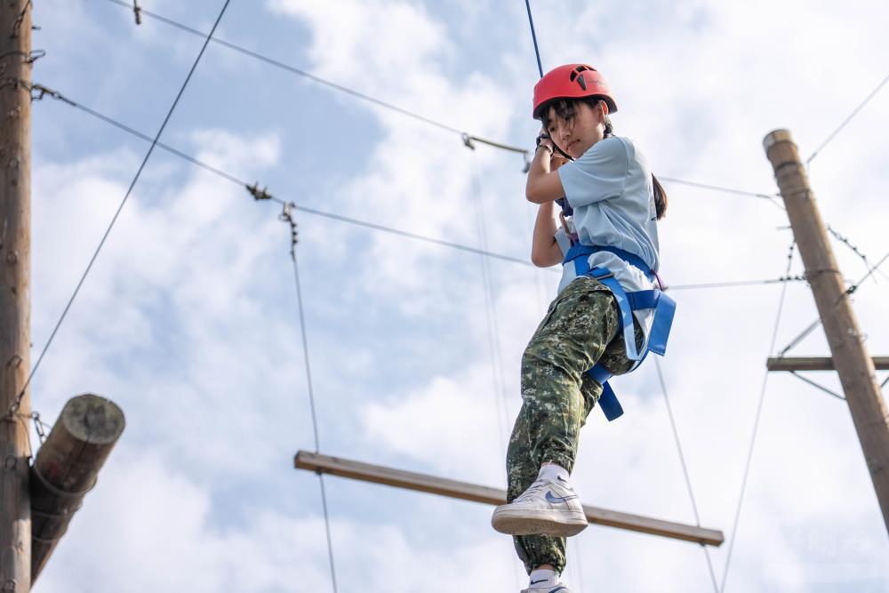 南測中心合理冒險體驗營　學員熱血挑戰自我