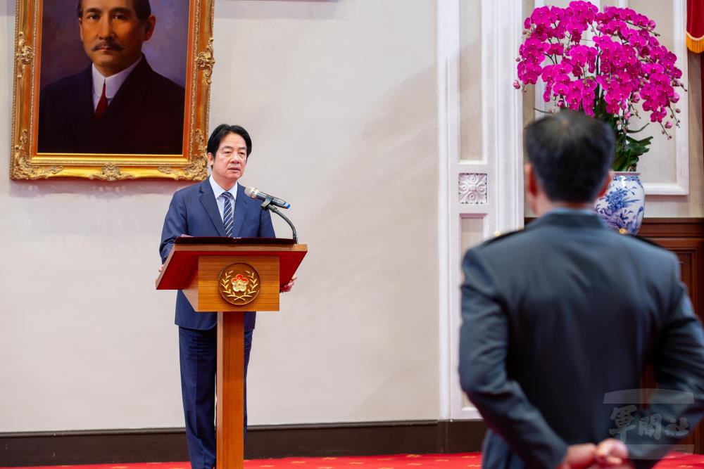 總統主持將官晉任授階　期勉穩健前行守護民主自由