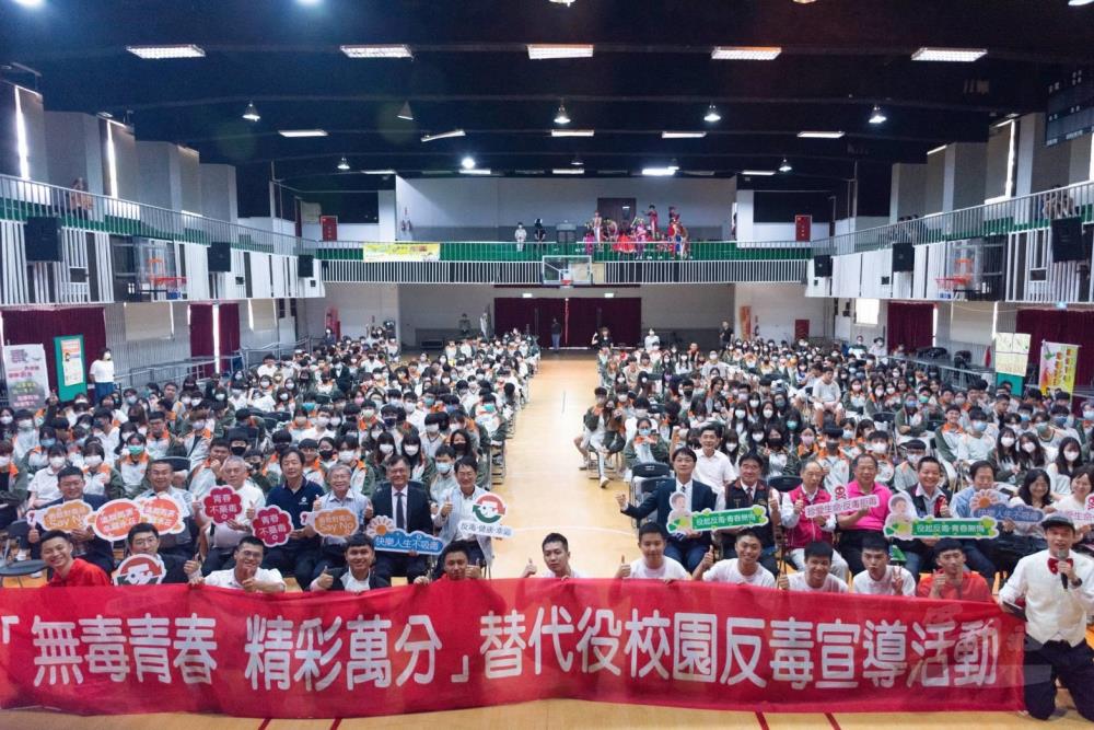 替代役公益大使團每年執行約30至40場次宣導活動。（役政司提供）