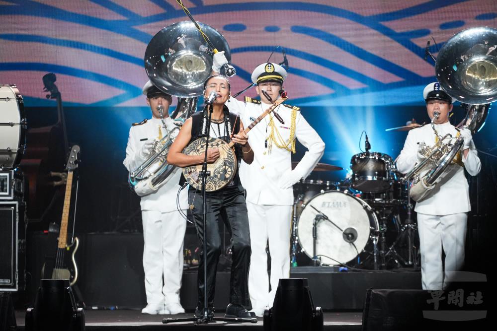 海軍樂隊受邀於總統府音樂會演出。（中華文化總會提供）