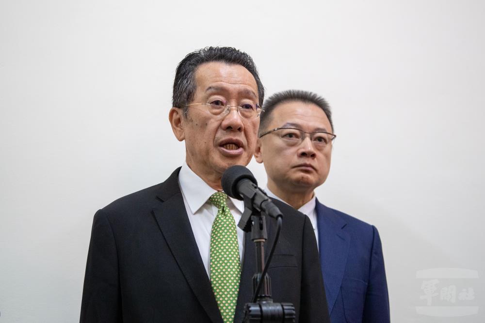 顧部長：國防特別條例七大類缺一不可　盼朝野支持