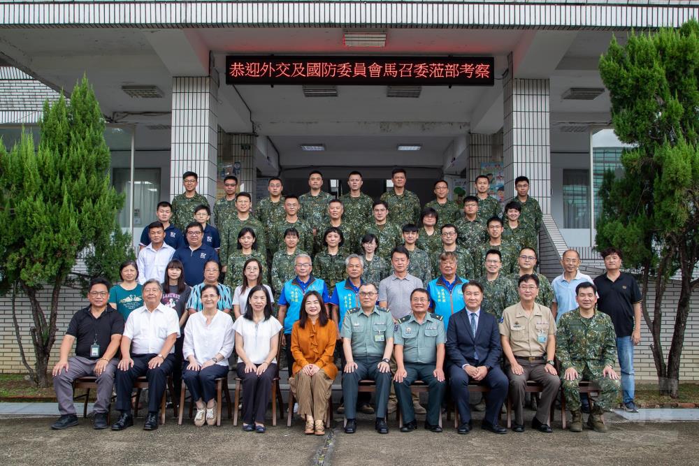立委考察南投縣後備指揮部　肯定工作辛勞付出