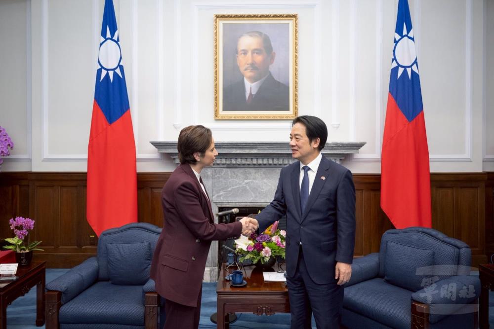 賴總統感謝蘭絲蔓（Melissa Lantsman）副黨魁再次訪臺。（總統府提供）