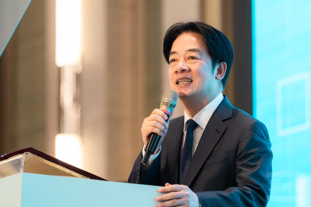 總統致詞。（總統府提供）