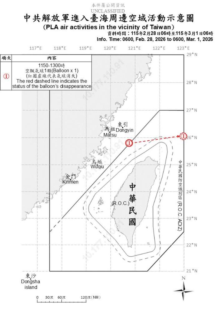共艦臺海周邊活動　國軍嚴密監控應處