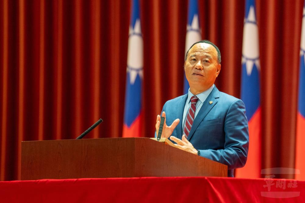 柏副部長期勉畢業生以軍人為榮。（軍聞社記者吳東昇攝）