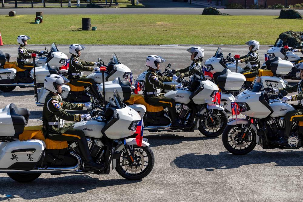 快反連重機操演。（軍聞社記者蔡枋澐攝）