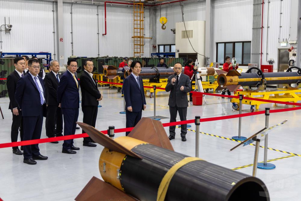 賴總統視導中科院　盼持續強化國防韌性