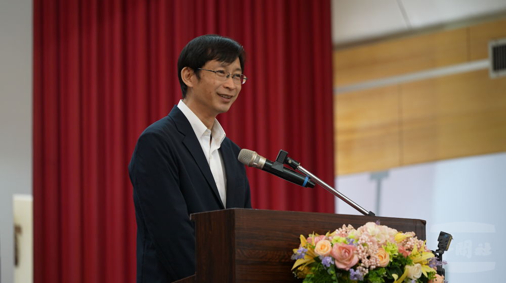 張專委致詞。（軍聞社記者呂尚俞攝）