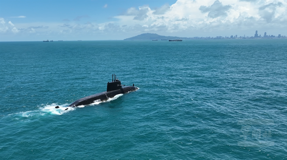 海鯤軍艦首次動態組合測試　為後續潛航做準備