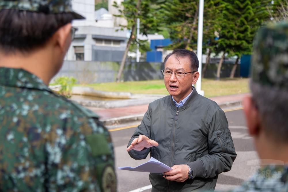 政辦室簡任副主任沈威志進行總結。（軍聞社記者江騏安攝）