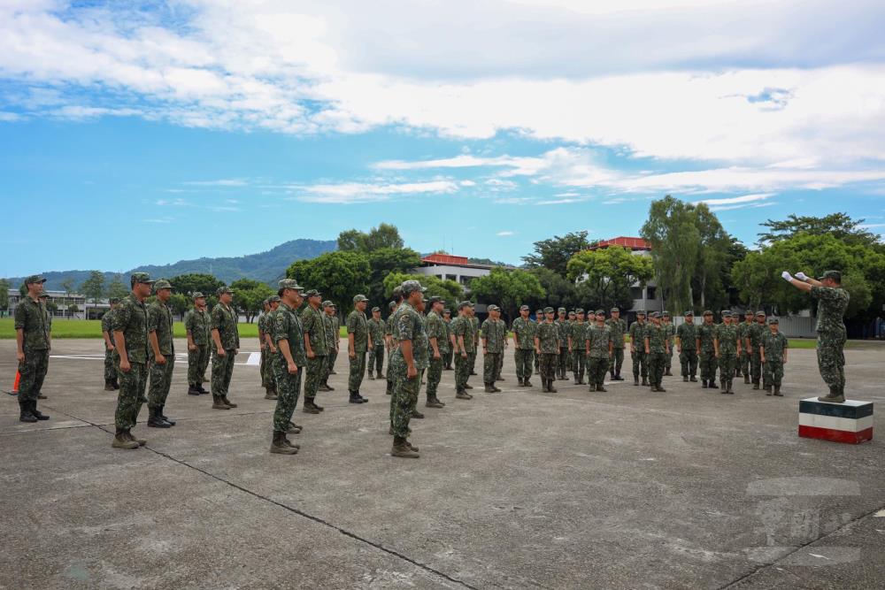 陸軍52工兵群辦理軍歌比賽，唱出國軍堅定的信念與對國家的熱愛。（陸軍第十軍團提供）