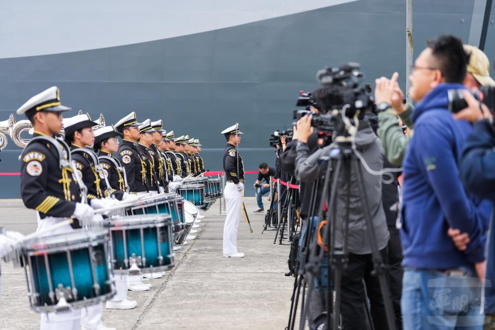 今日活動邀請媒體團先睹為快，擴大宣傳效果。（軍聞社記者林庭暉攝）