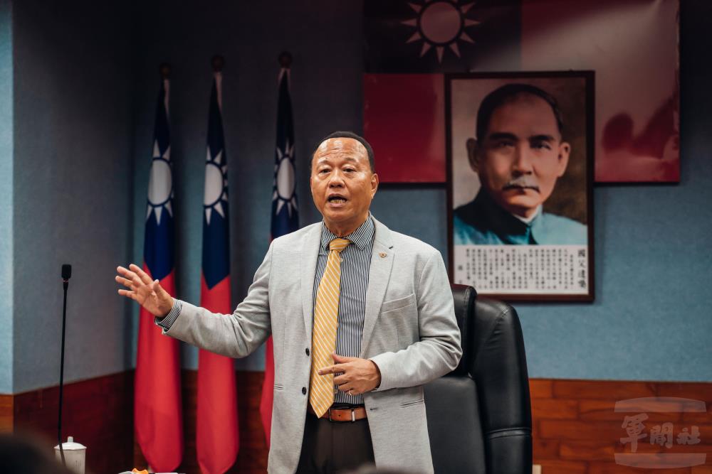 柏副部長強調，只要盡責付出，即是戰力的展現。（軍聞社記者吳東昇攝）