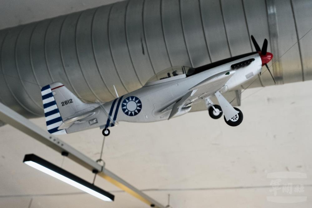 P-51野馬式戰鬥機偵察型。（軍聞社記者李恬恬攝）