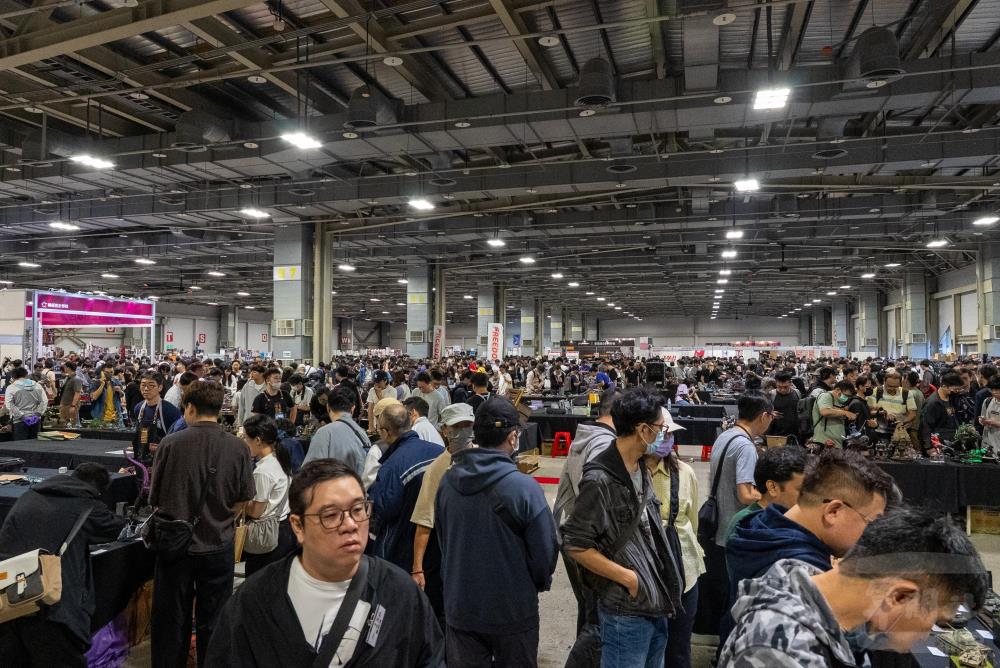 第9屆「台灣國際模型公開賽—開拓模型祭」於本月1日至2日在臺北圓山花博爭艷館登場。（軍聞社記者莊家豪攝）