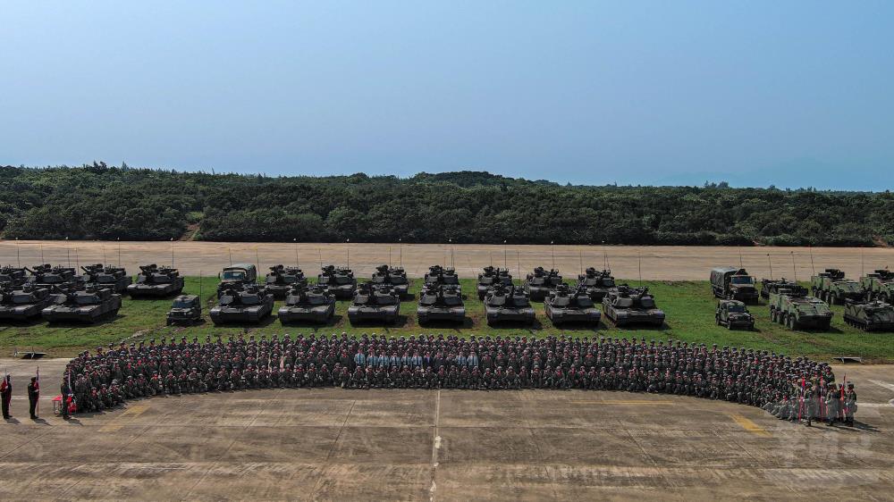 五八四旅聯兵一營M1A2T成軍　新裝備入列邁重要里程碑