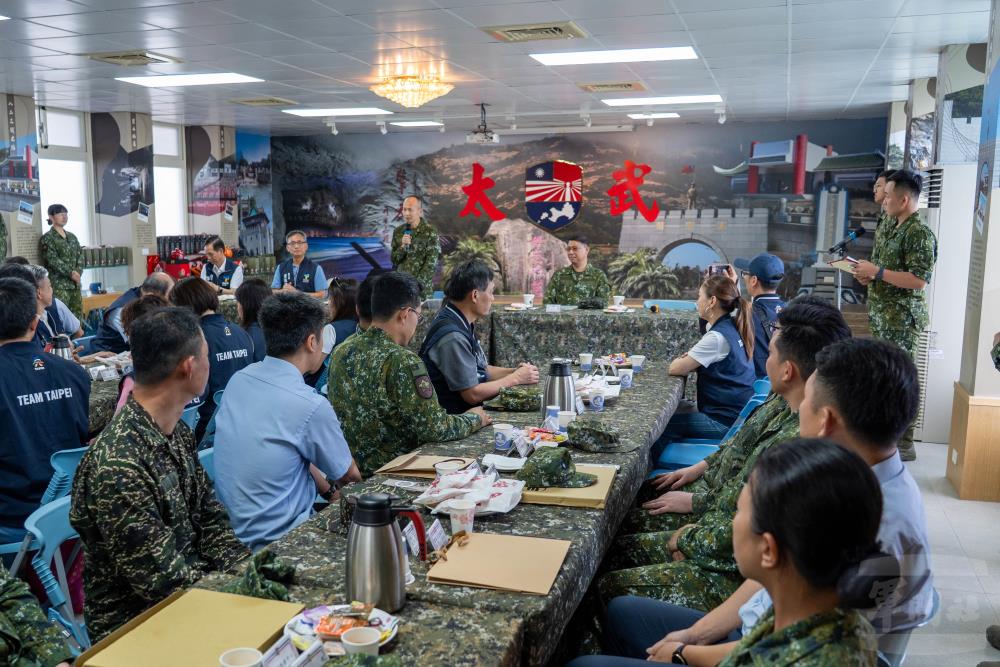 臺北市政府赴金門敬軍慰問　提前祝賀端節愉快