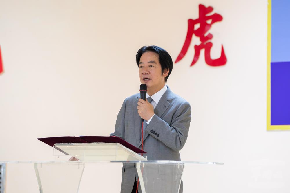 賴總統強調，政府一定會做國軍最堅實的後盾。（軍聞社記者王進福攝）