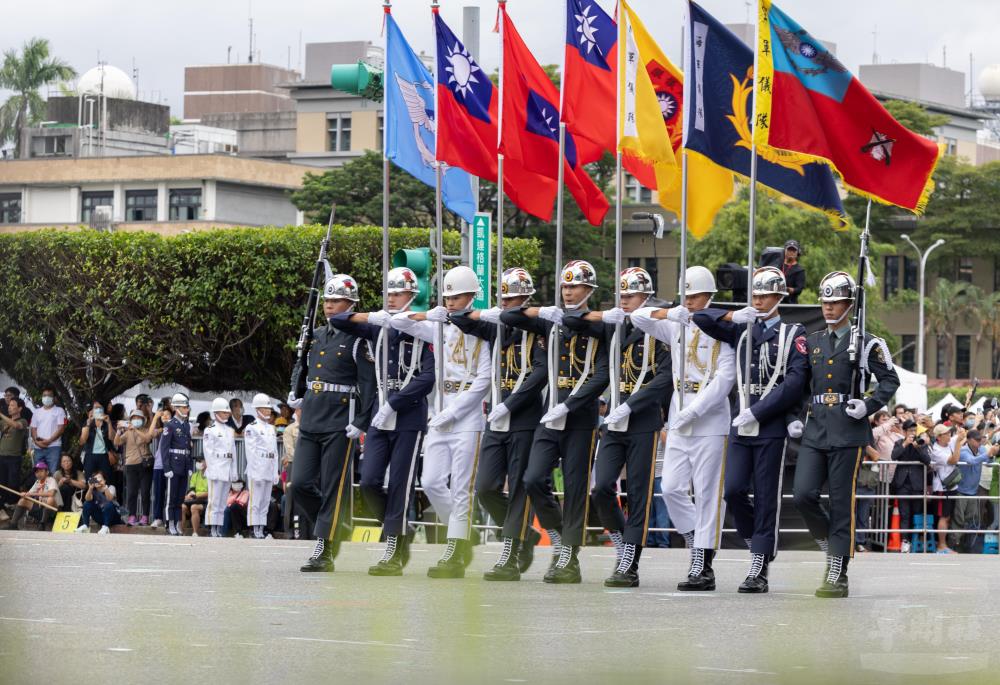 中華民國115年國慶大會預演6日下午於總統府前廣場舉行。（軍聞社記者吳柏融攝）