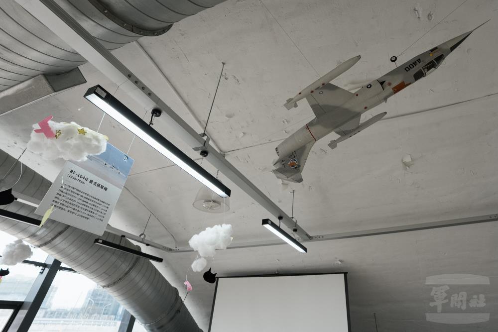 RF-104G星式偵察機。（軍聞社記者李恬恬攝）