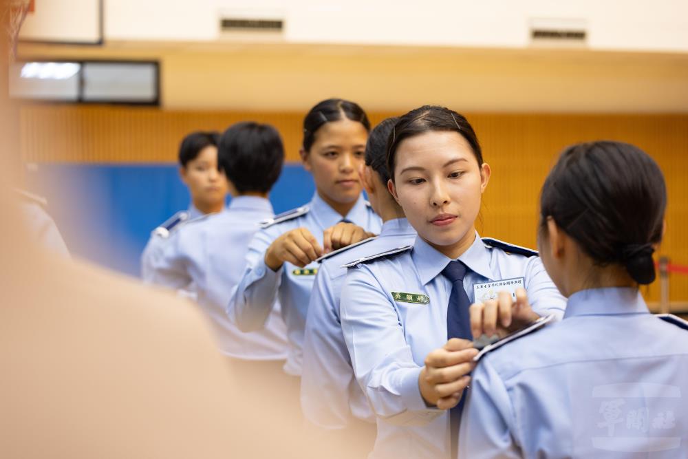 航空技術學院學生。（軍聞社記者吳柏融攝）