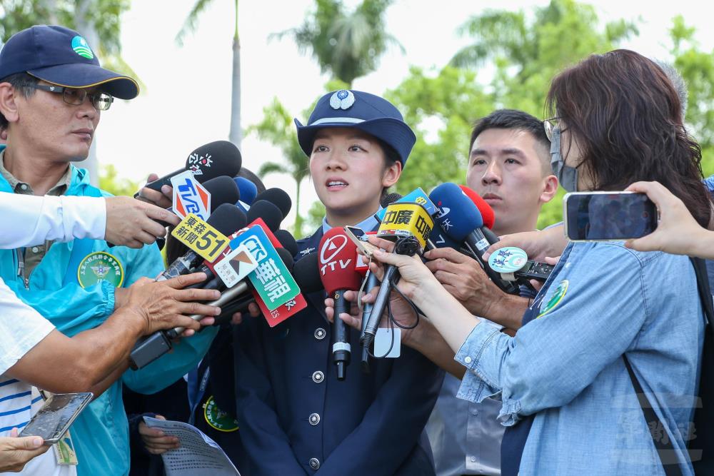 空軍官校畢業生林樂觀。（軍聞社記者侯凱議攝）